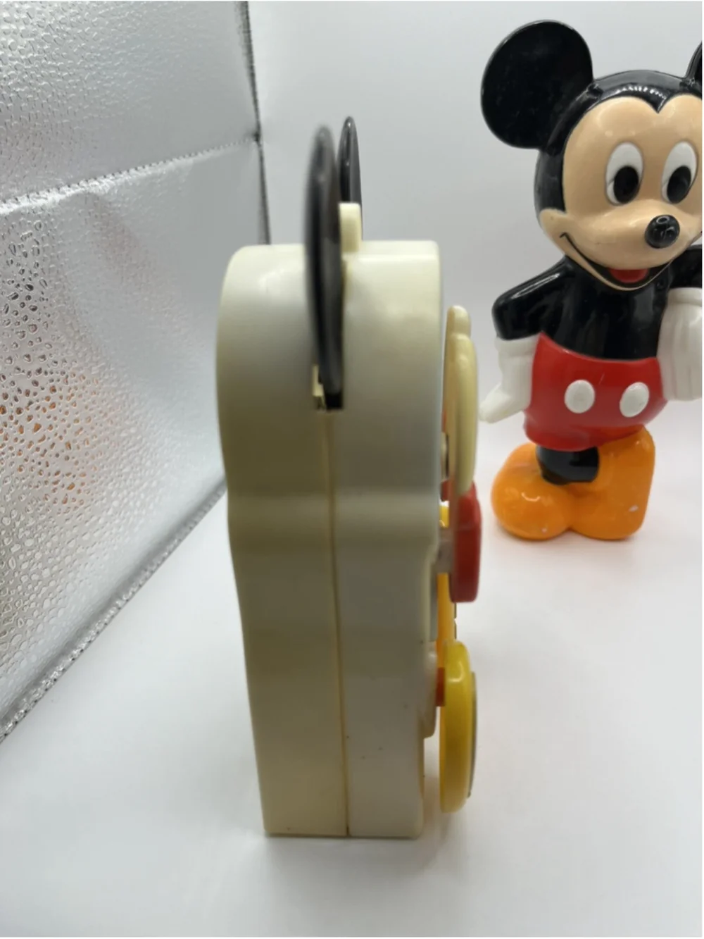 Vintage 1986 Superior Toy Disney Mickey Mouse Gumball Bank Plastic Part&CRIB TOY